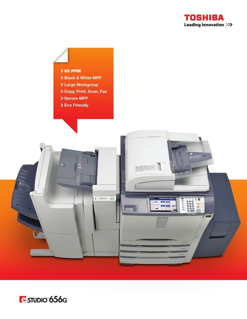 Toshiba e-studio 656G User manual