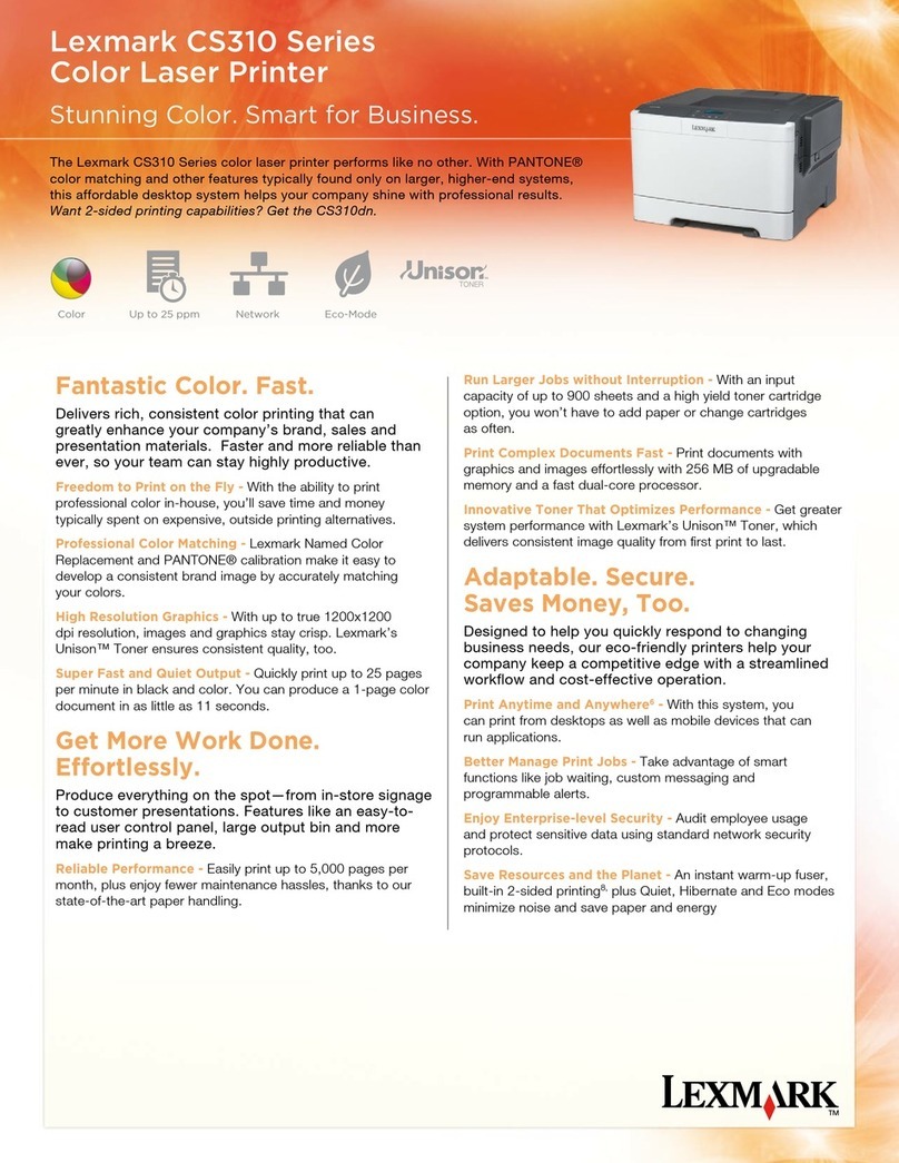 Lexmark CS310 Series User manual