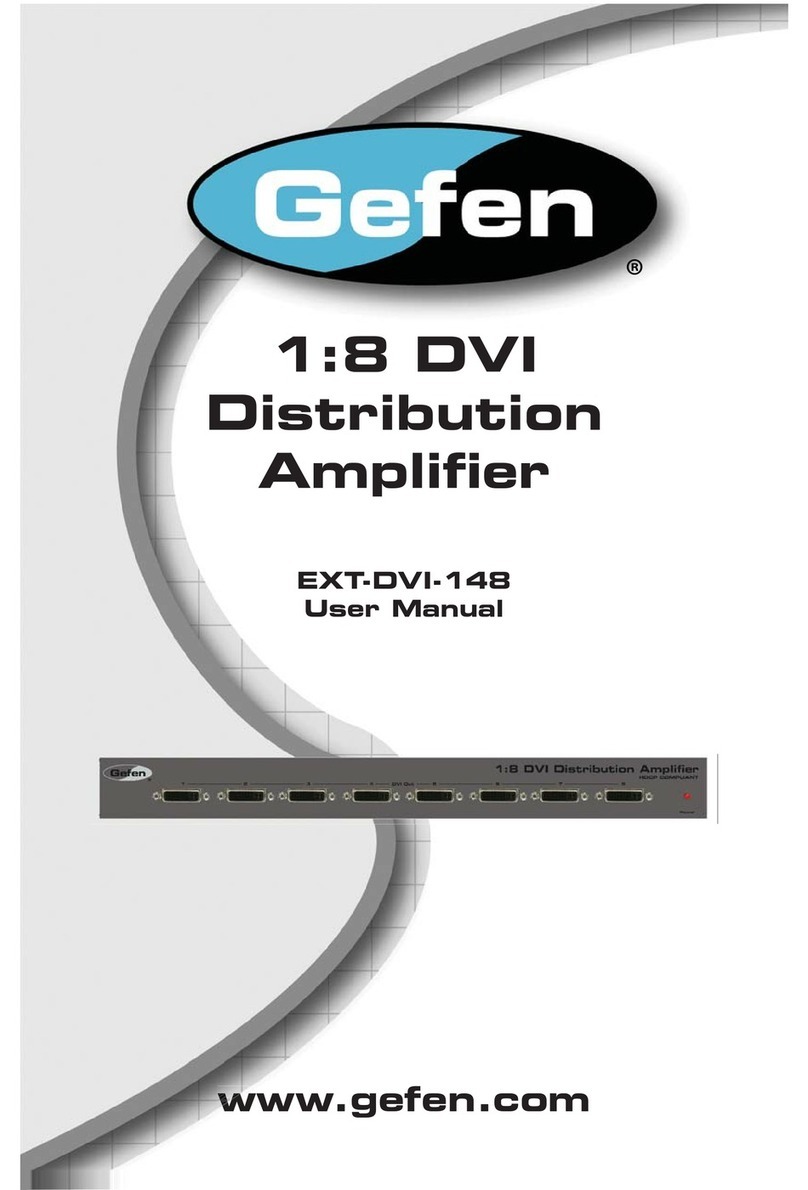 Gefen EXT-DVI-148 User manual