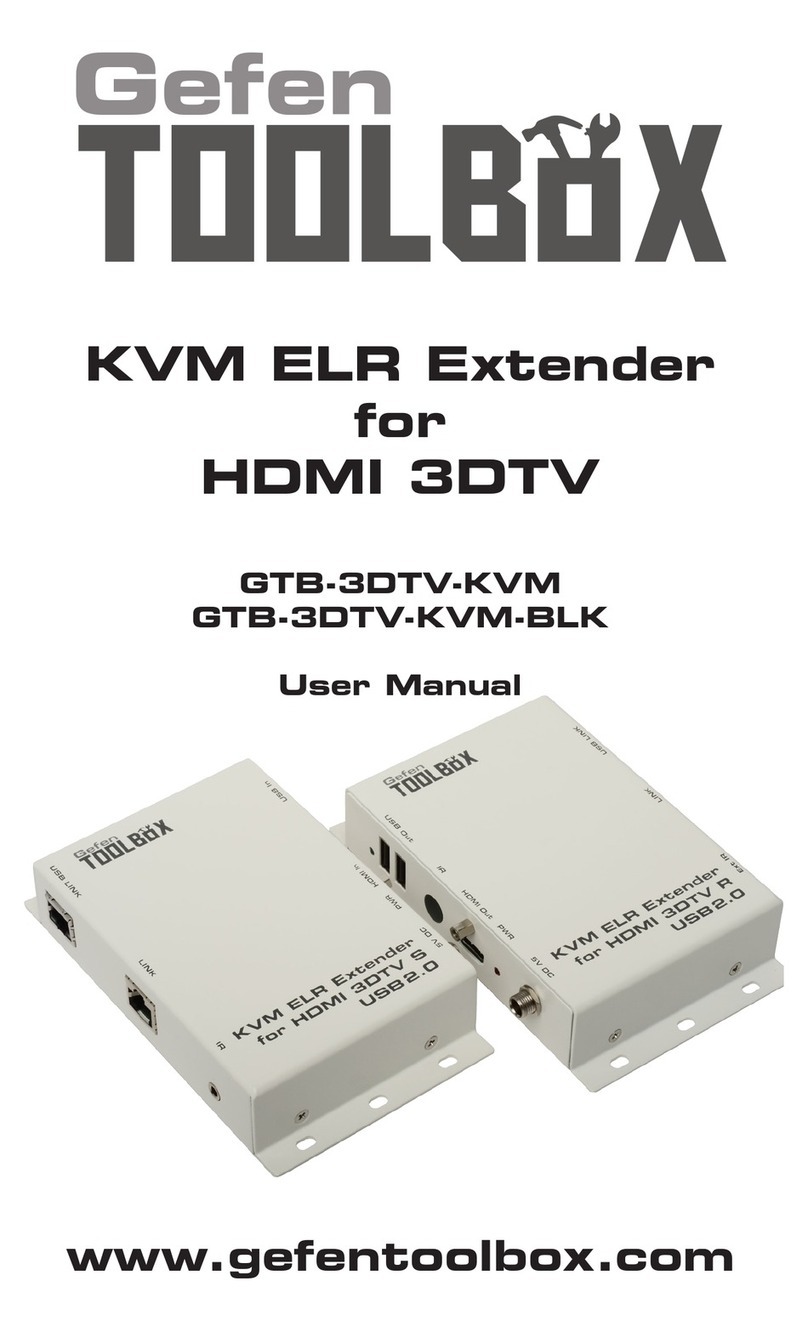 Gefen GTB-3DTV-KVM user manual