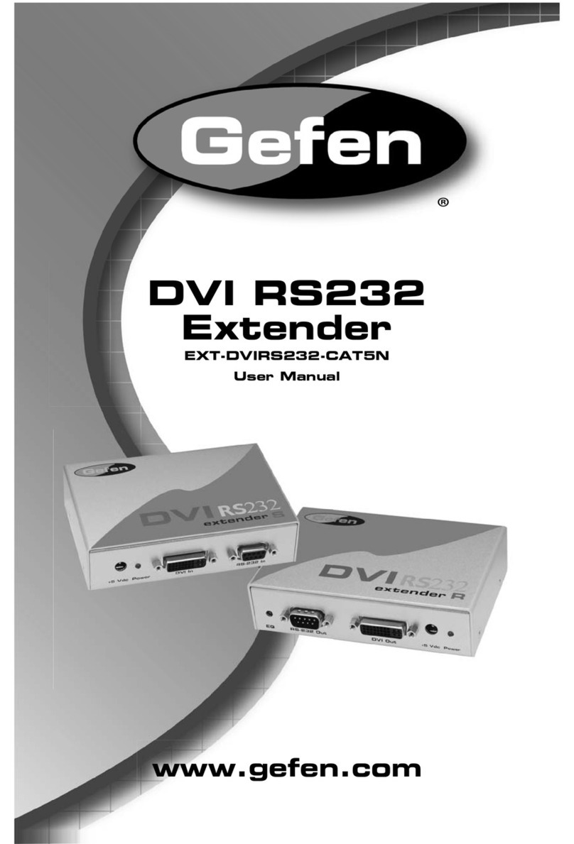 Gefen EXT-DVIRS232-CAT5N user manual