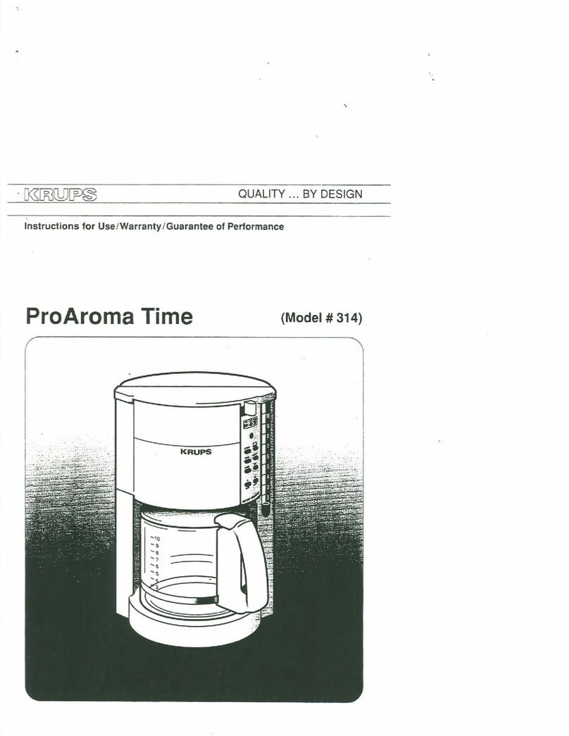 Krups PROAROMA TIME User manual Krups PROAROMA TIME User manual