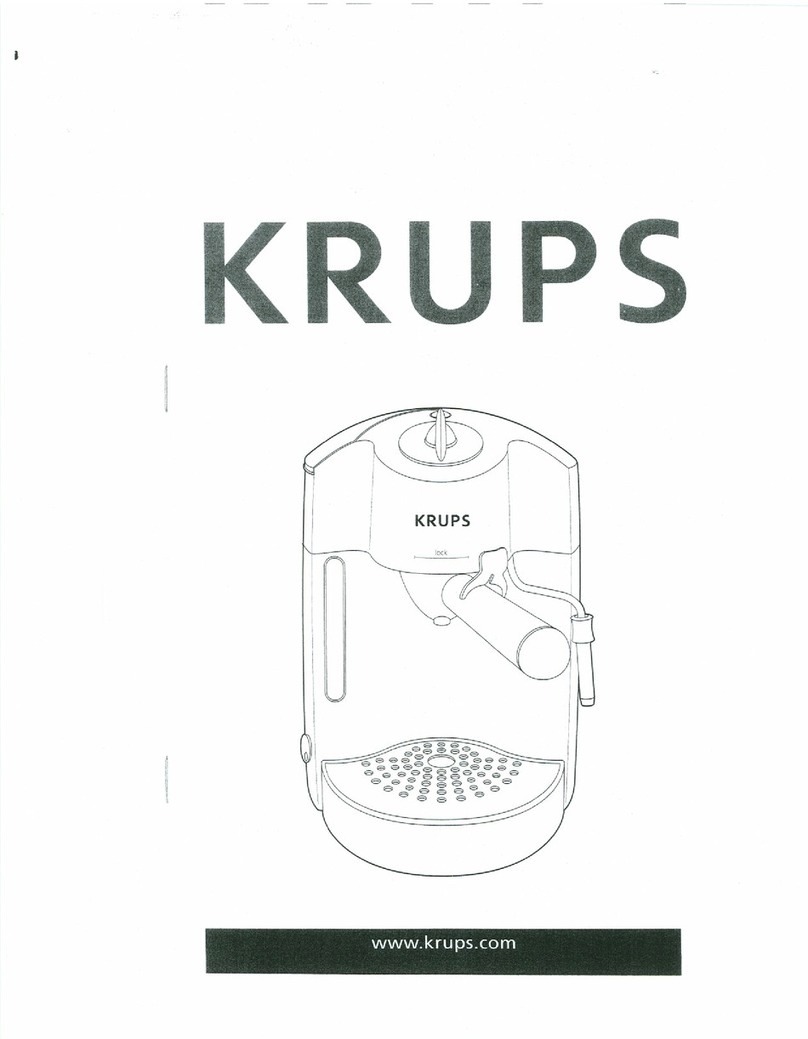 Krups ESPREMIO AUTO CAPPUCINO Instructions for use
