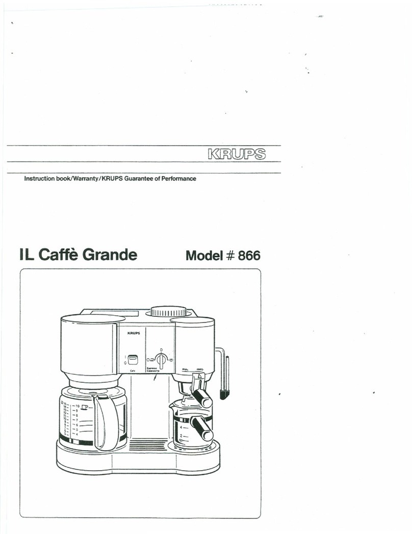 Krups IL CAFFE GRANDE User manual
