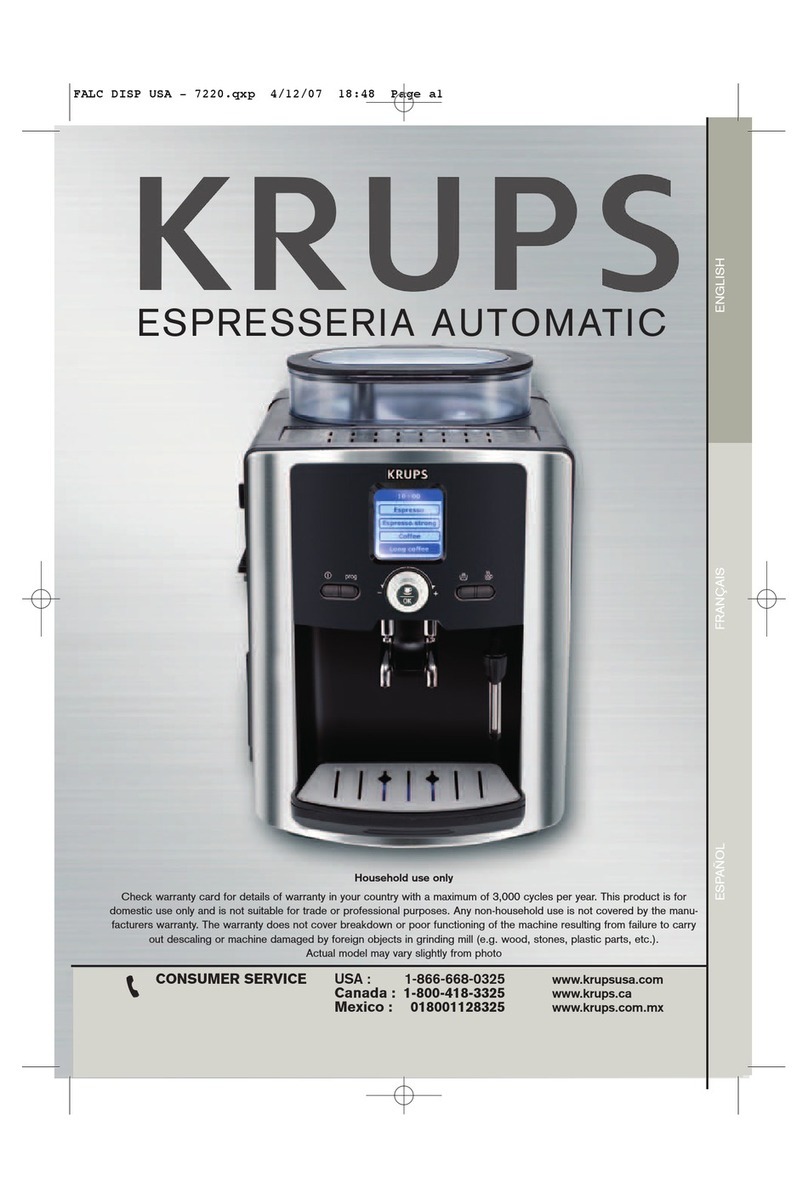 Krups ESPRESSERIA AUTOMATIC manual&nbsp;
