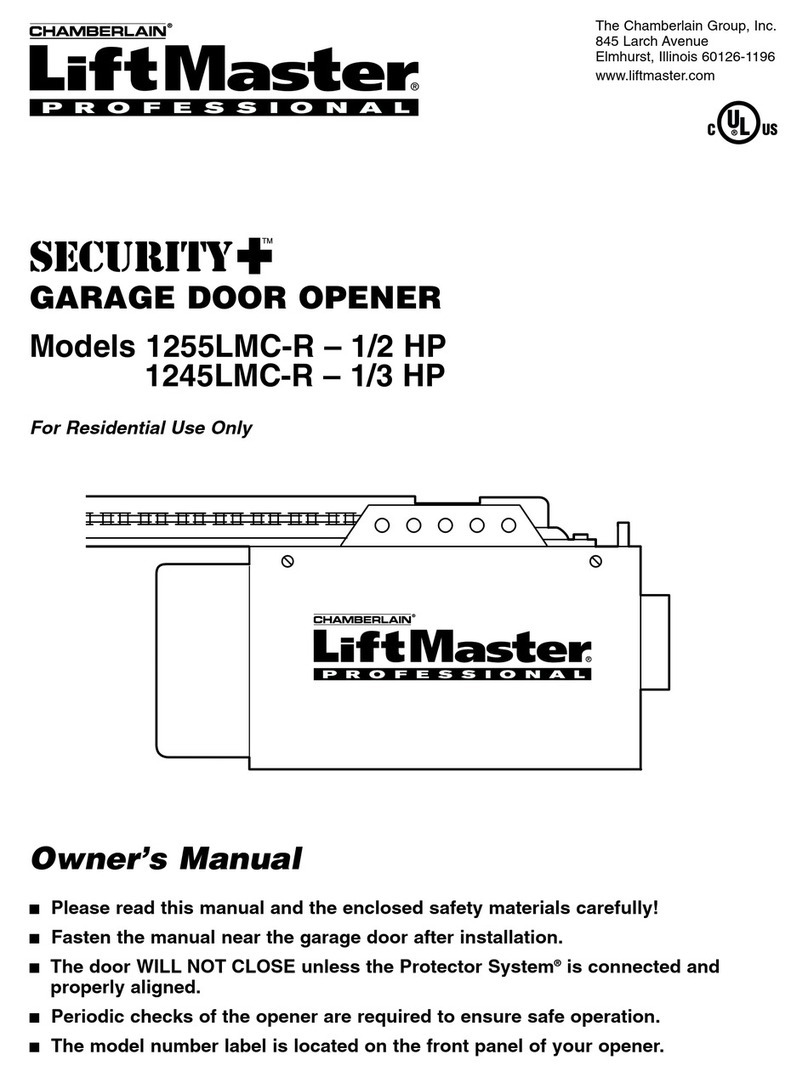 Chamberlain 1245LMC-R 1/3 HP User manual