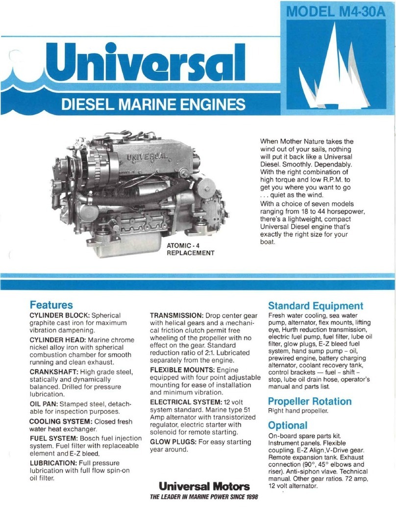Universal Motors M4-30A Specifications