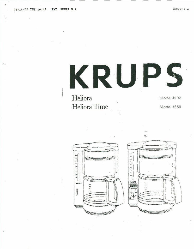 Krups HELIORA User manual
