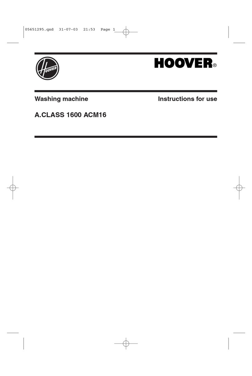 Hoover ACM16 User manual