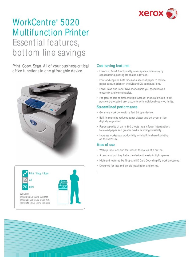 Xerox WorkCentre 5020B User manual