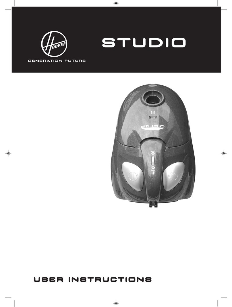 Hoover Studio User instructions