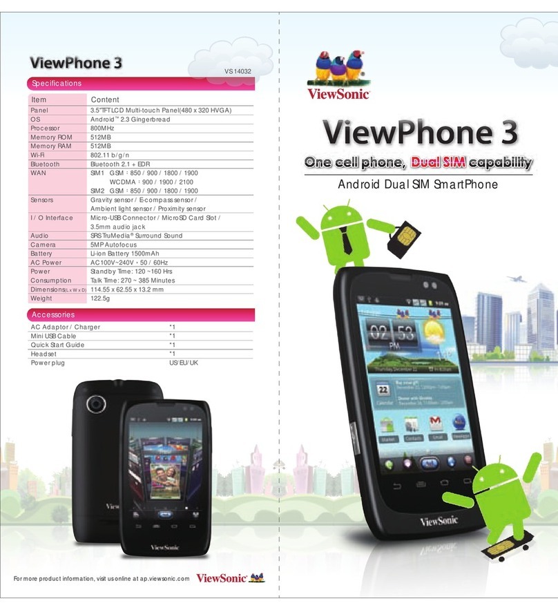 ViewSonic ViewPhone 3 User manual