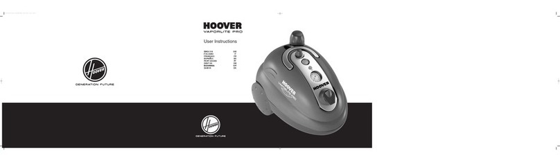 Hoover VAPORLITE PRO User manual
