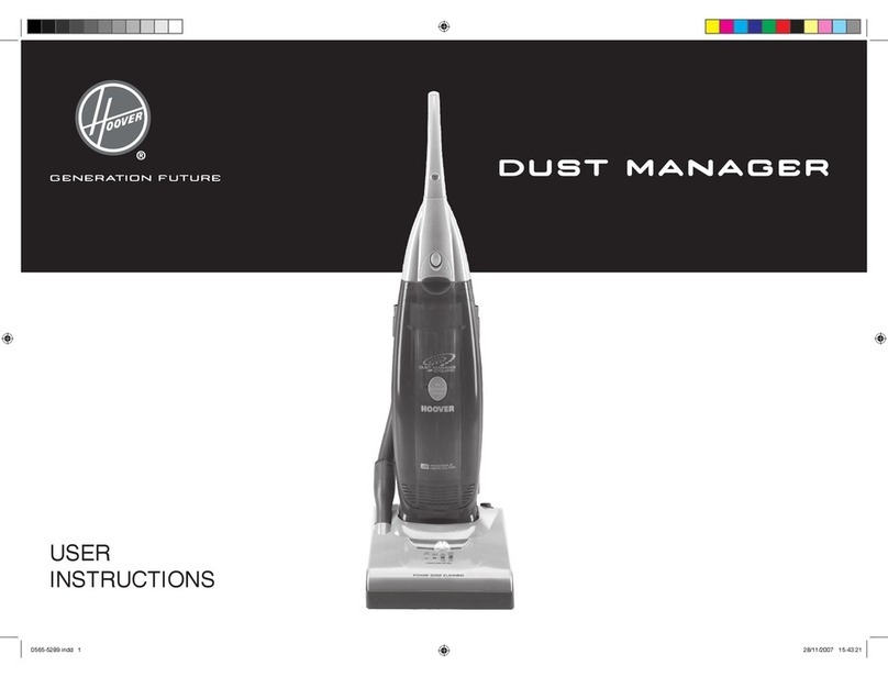 Hoover DUST MANAGER User instructions