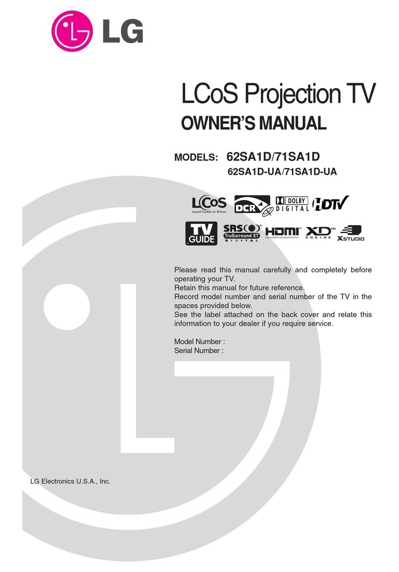 LG 62SA1D User manual