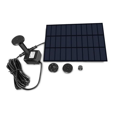 Sunforce Solar floating fountain with pump user manual Sunforce Solar floating fountain with pump user manual