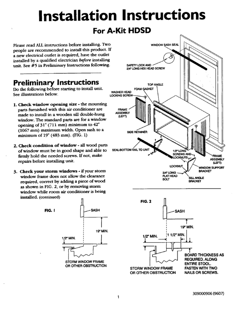 Kenmore 25370229001 User manual