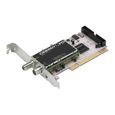 TerraTec Cinergy C PCI HD User manual TerraTec Cinergy C PCI HD User manual