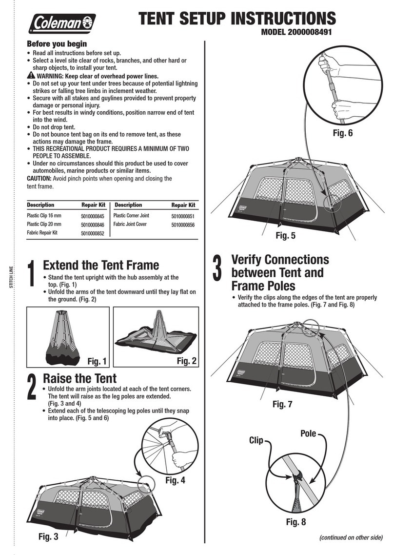 Coleman 2000008491 instructions