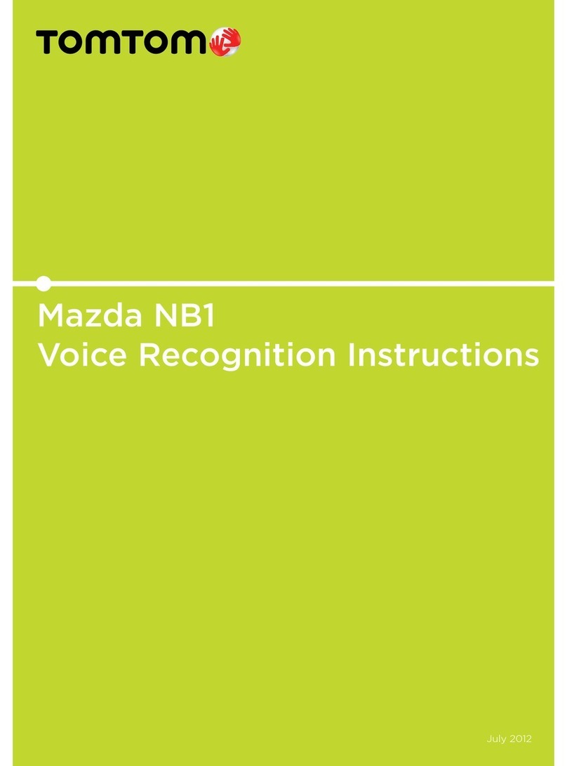 TomTom Mazda NB1 Voice recognition instructions