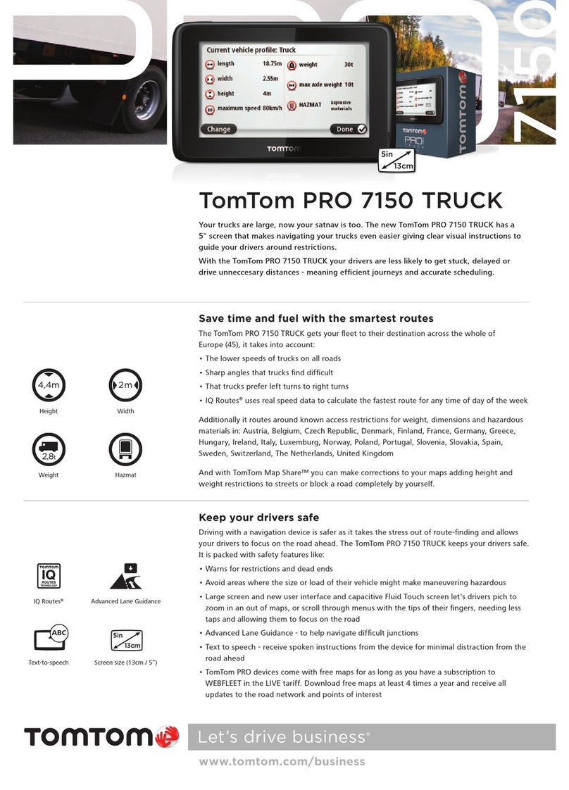 TomTom PRO 7150 Manual TomTom PRO 7150 Manual