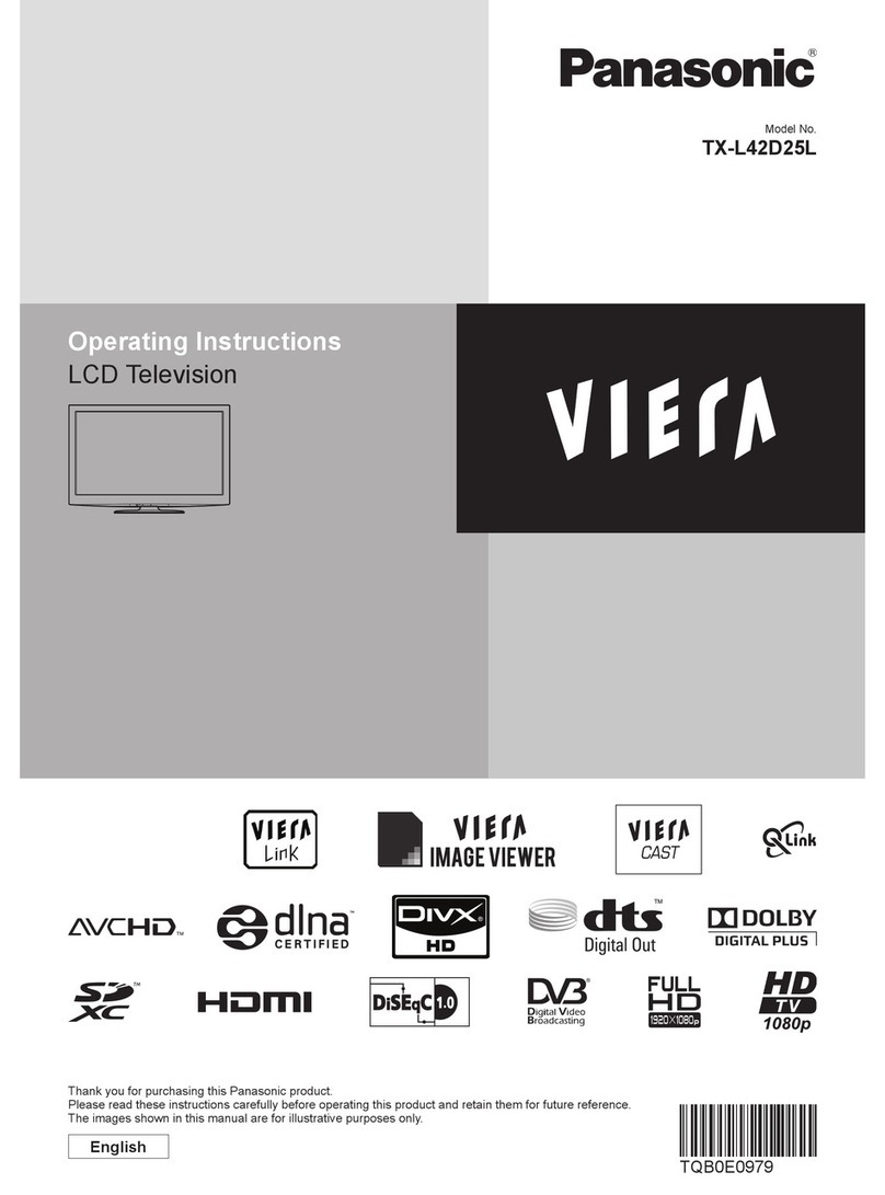 Panasonic Viera TX-L42D25L User manual