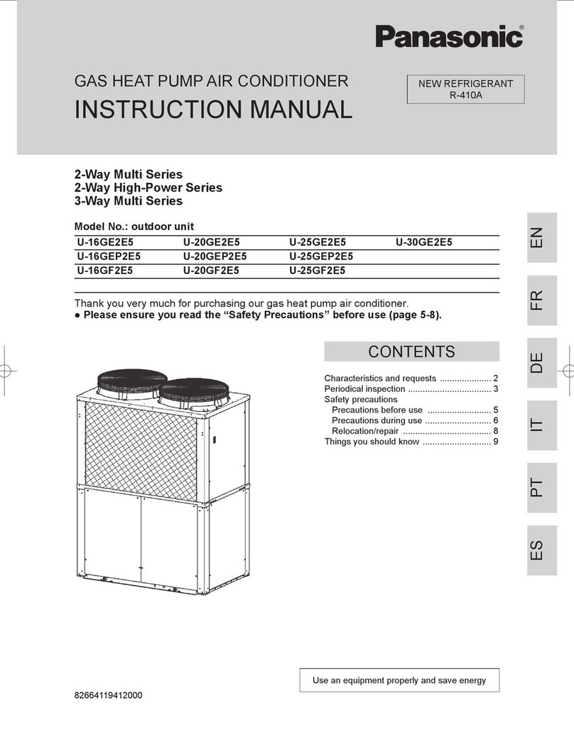 Panasonic U-16GE2E5 instruction manual
