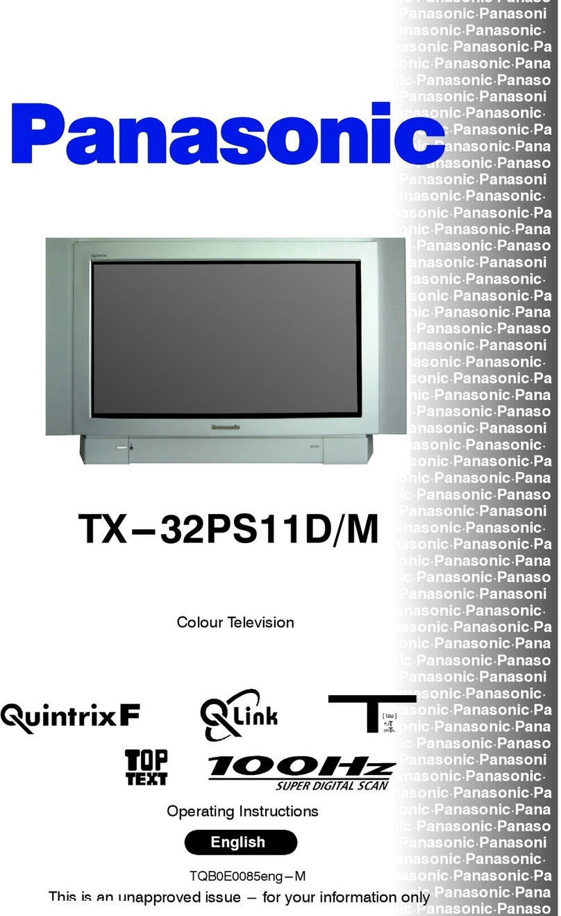 Panasonic TX-32PS11D User manual