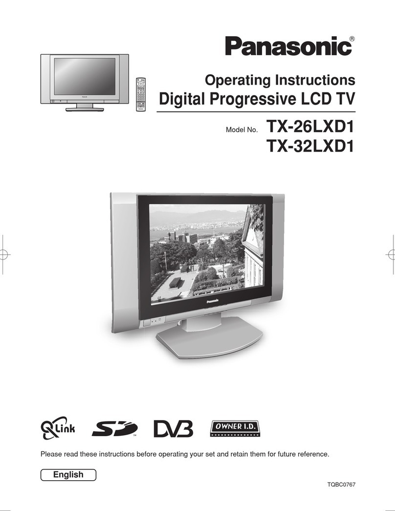 Panasonic TX-26LXD1 User manual