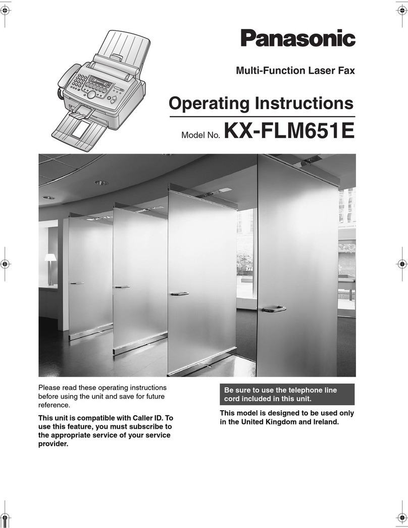 Panasonic KX-FLM651E operating instructions
