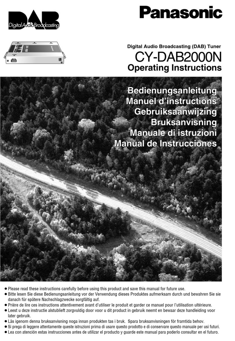 Panasonic CY-DAB2000N User manual
