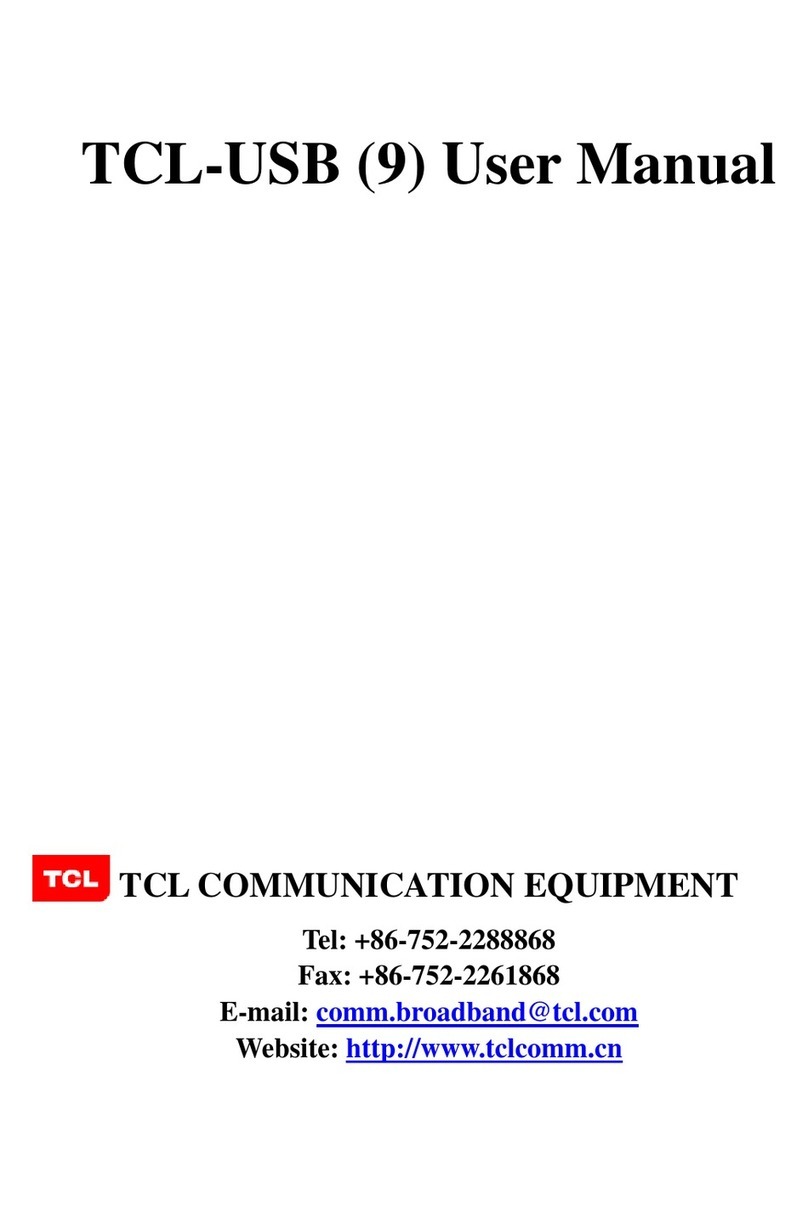 TCL TCL-USB (9) user manual TCL TCL-USB (9) user manual