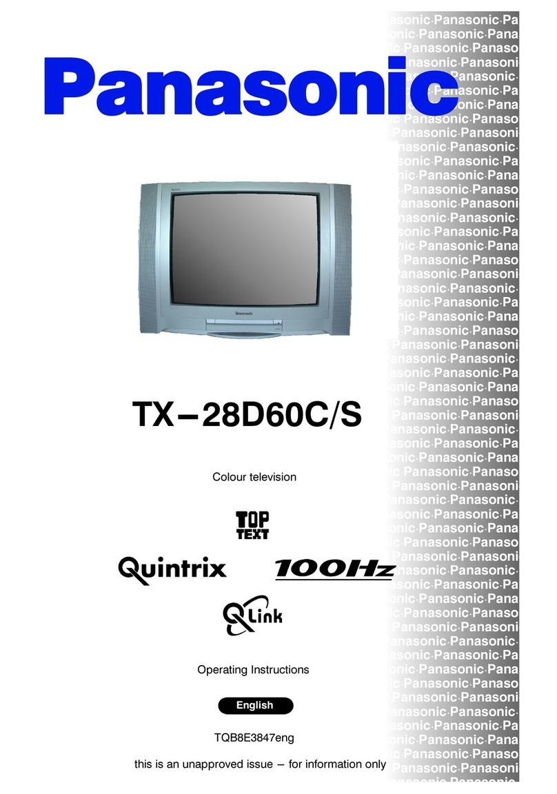 Panasonic TX-28D60C User manual Panasonic TX-28D60C User manual