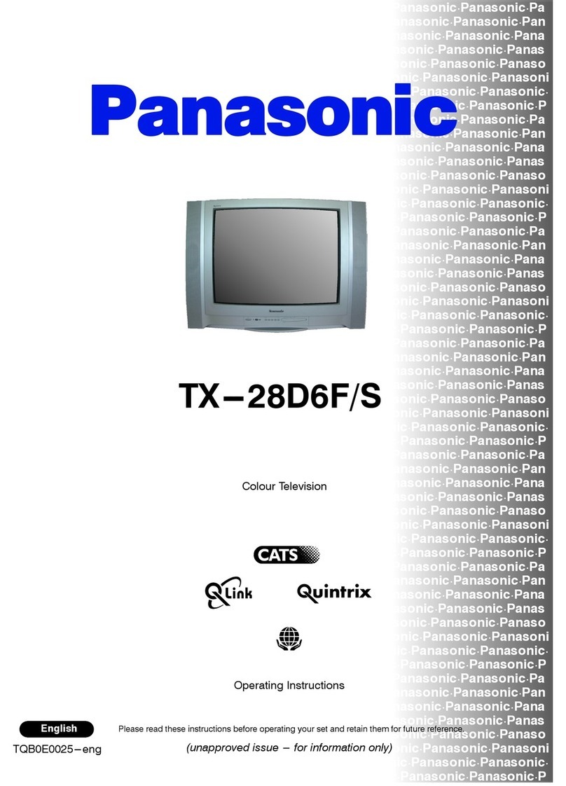 Panasonic TX-28D6F User manual