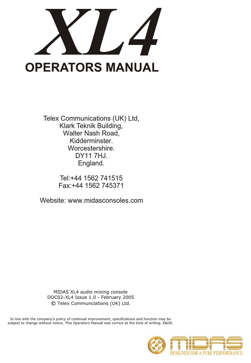 Telex Communications XL4 Operator's manual