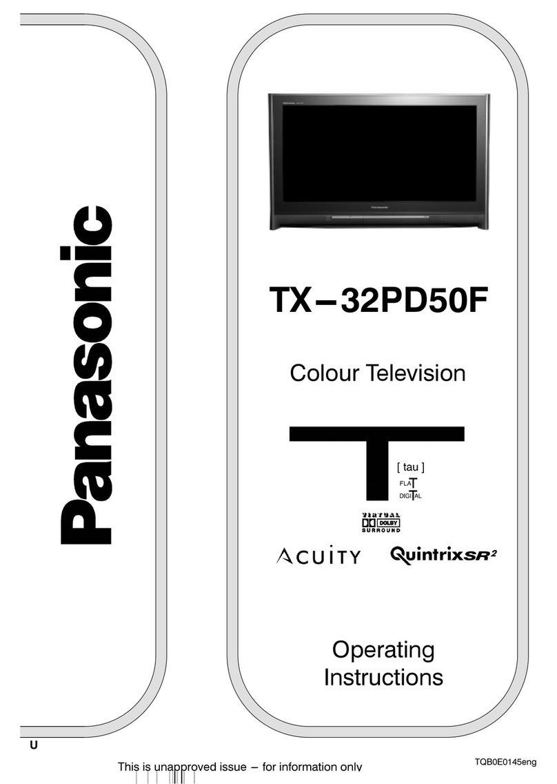 Panasonic TX-32PD50F User manual