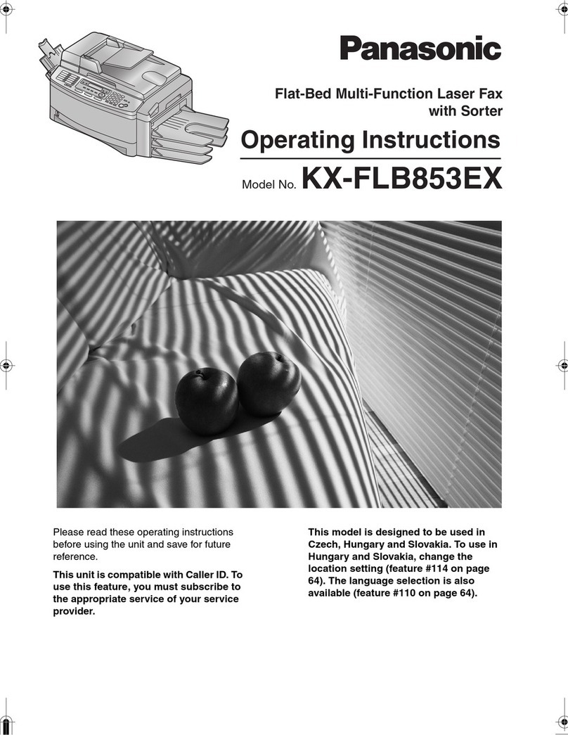 Panasonic KX-FLB853EX User manual