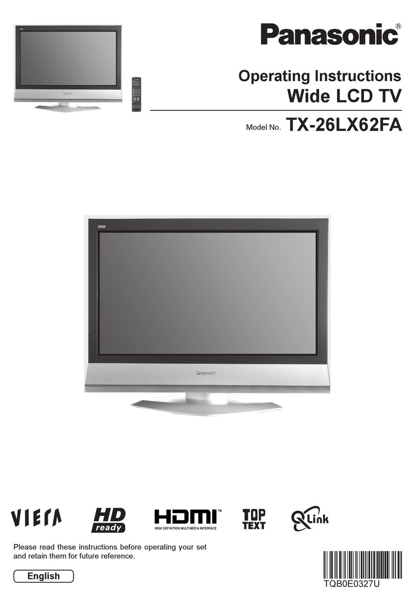 Panasonic TX-26LX62FA User manual