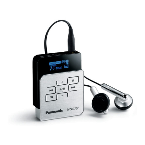 Panasonic SV-SD370V operating instructions