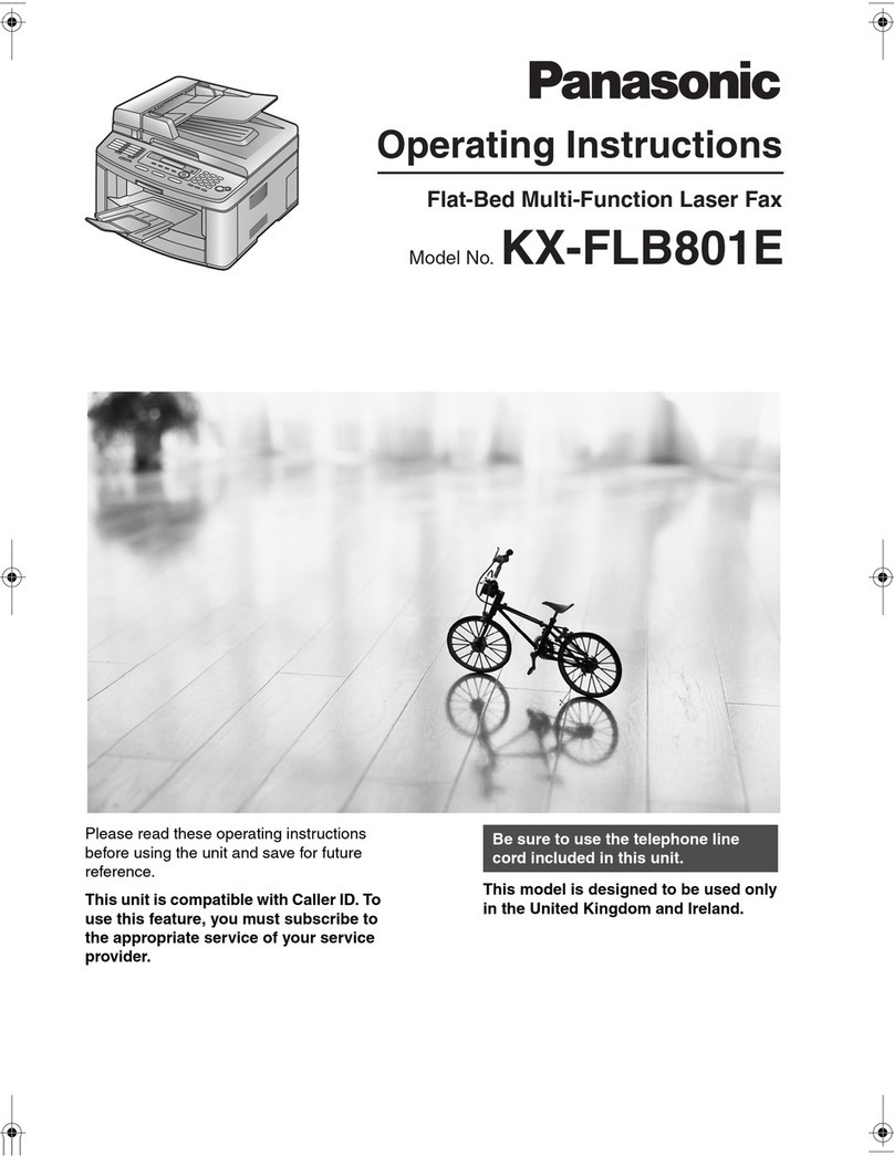 Panasonic KX-FLB801E User manual