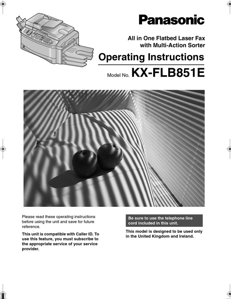 Panasonic KX-FLB851E operating instructions