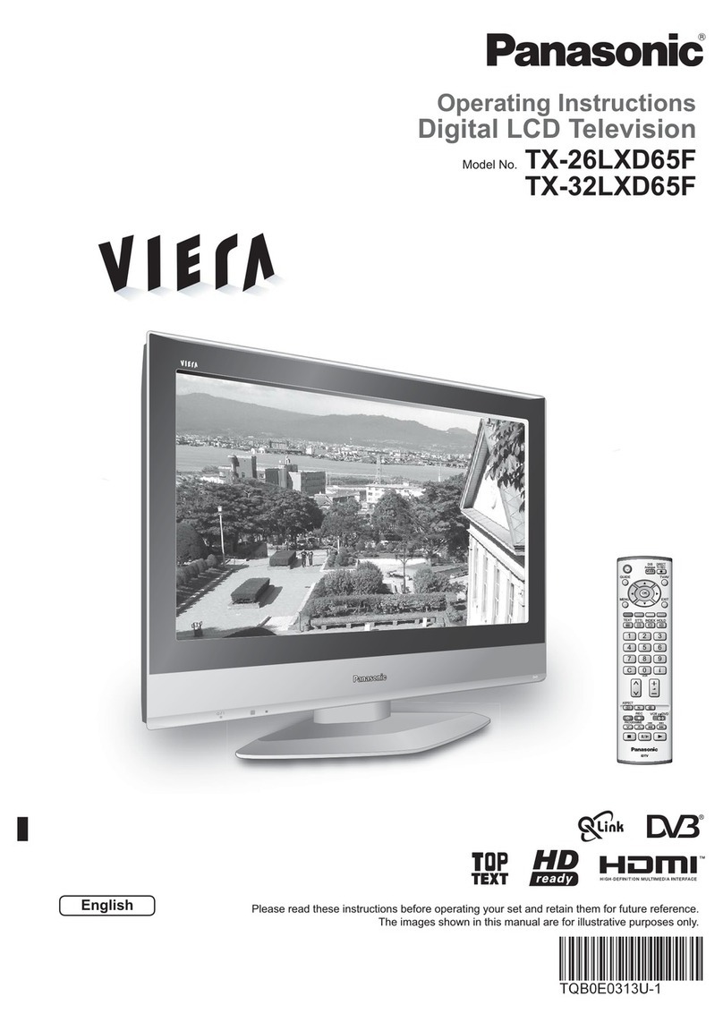 Panasonic Viera TX-26LXD65F User manual