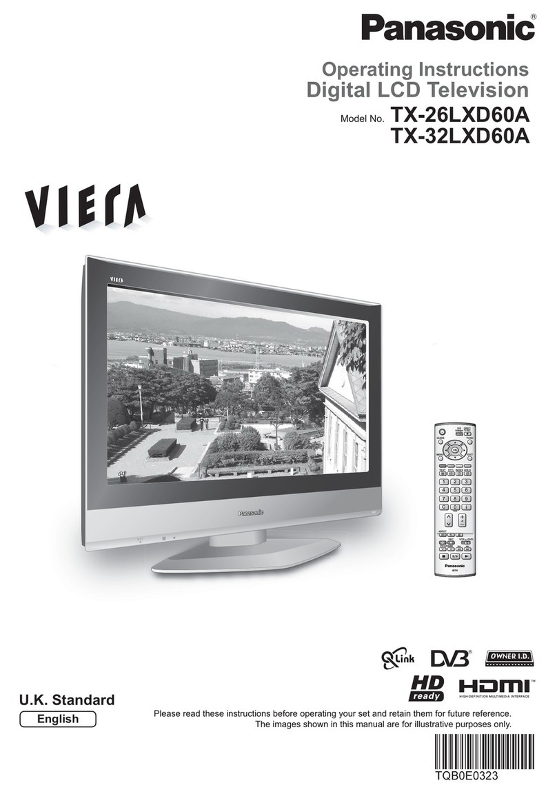 Panasonic Viera TX-26LXD60A User manual