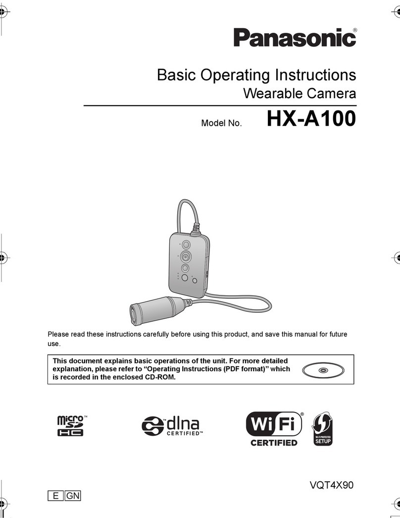 Panasonic HX-A100 Basic operating instructions