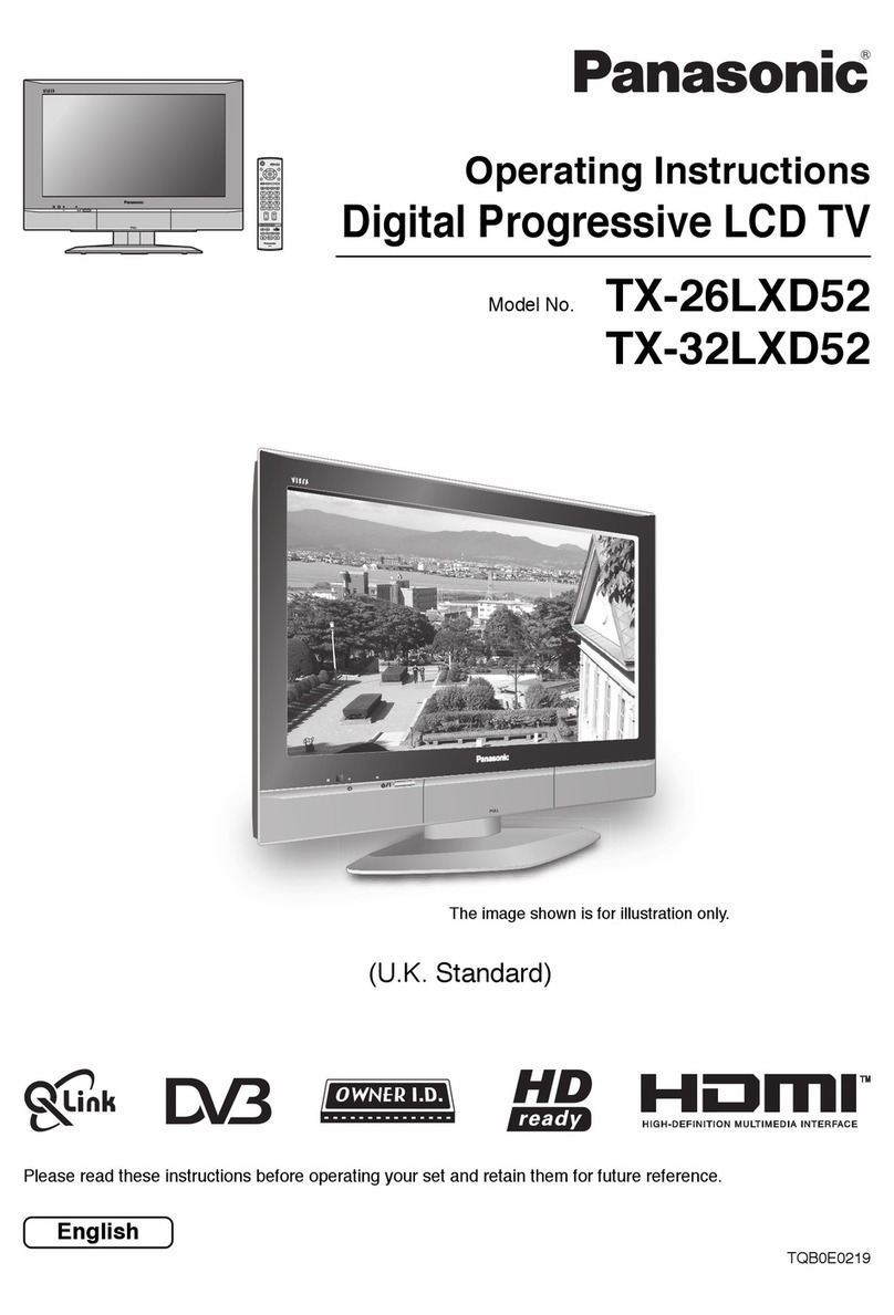 Panasonic TX-26LXD52 User manual