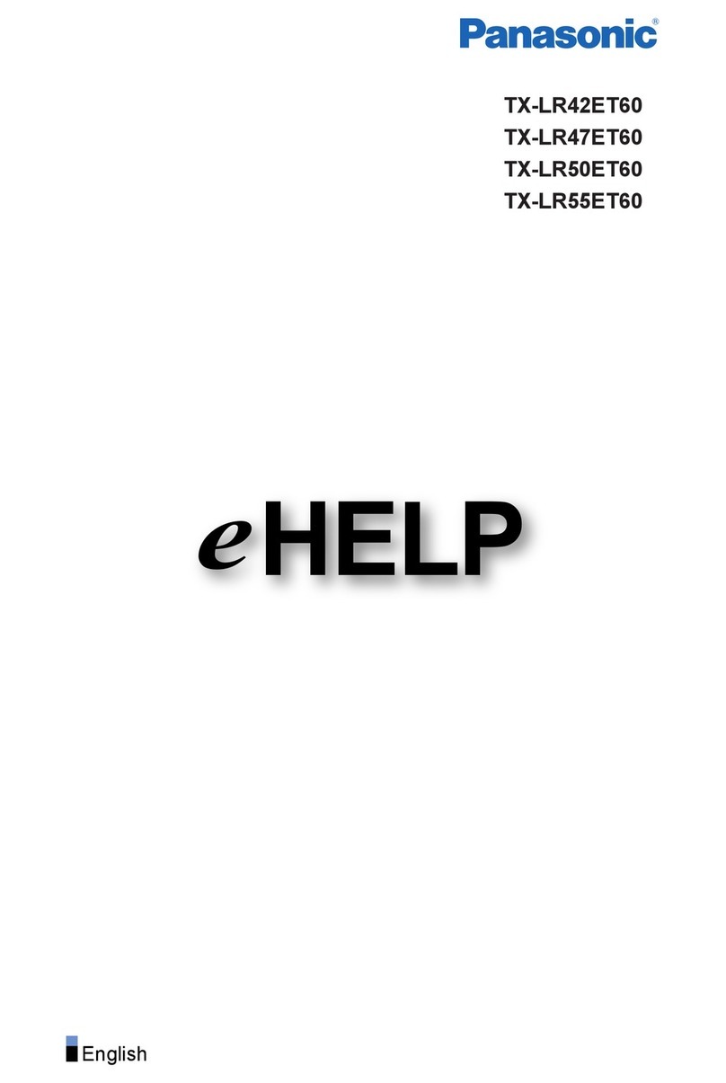 Panasonic TX-LR42ET60 User manual