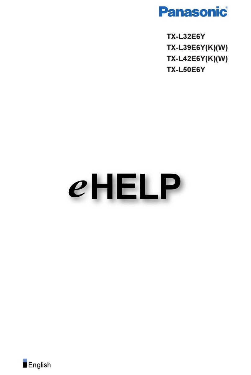 Panasonic TX-L32E6Y User manual