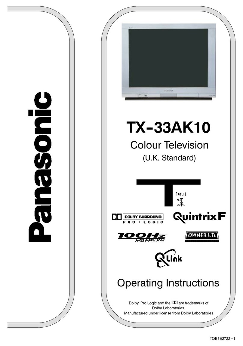Panasonic TX-33AK10 operating instructions