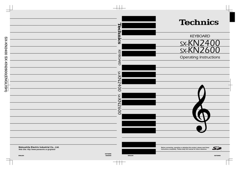 Technics SX-KN2400 User manual
