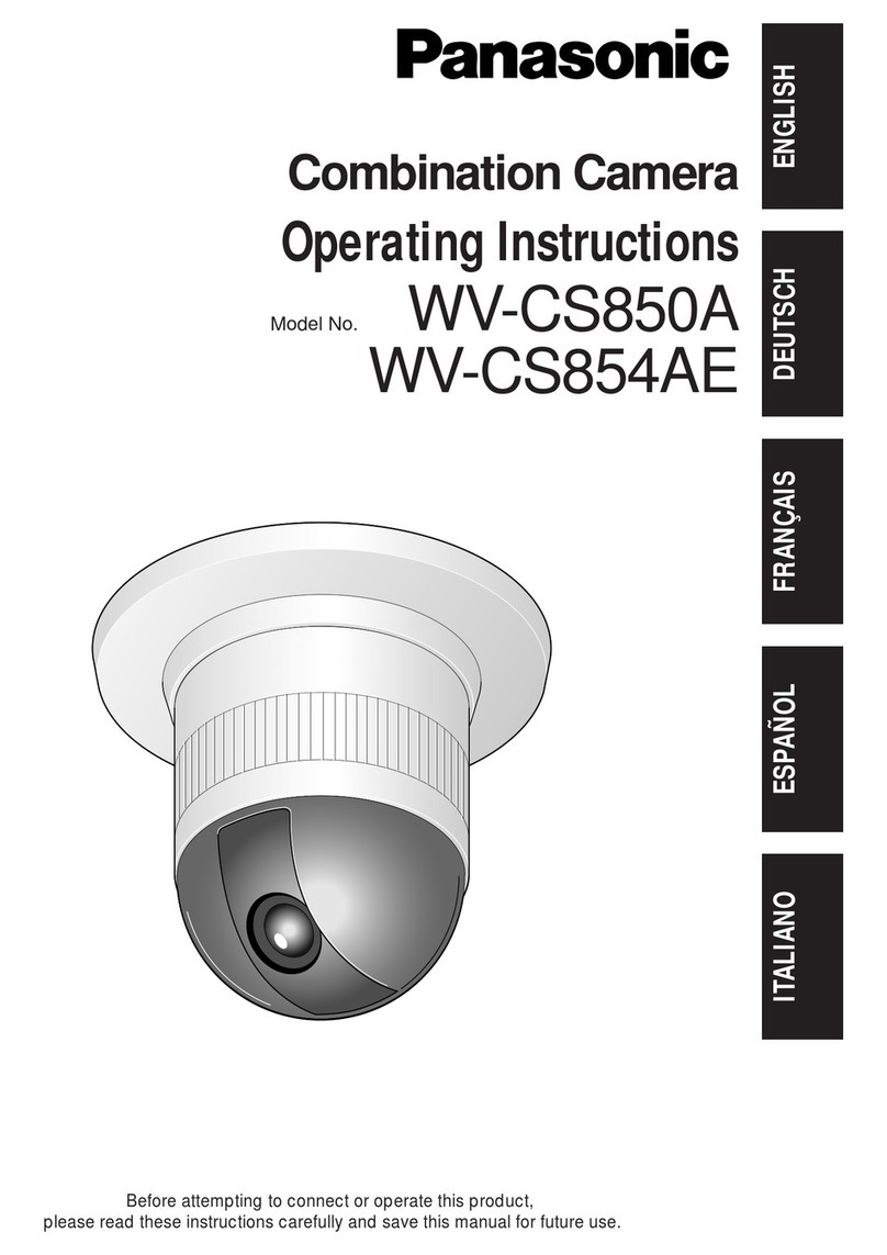 Panasonic WV-CS850A User manual